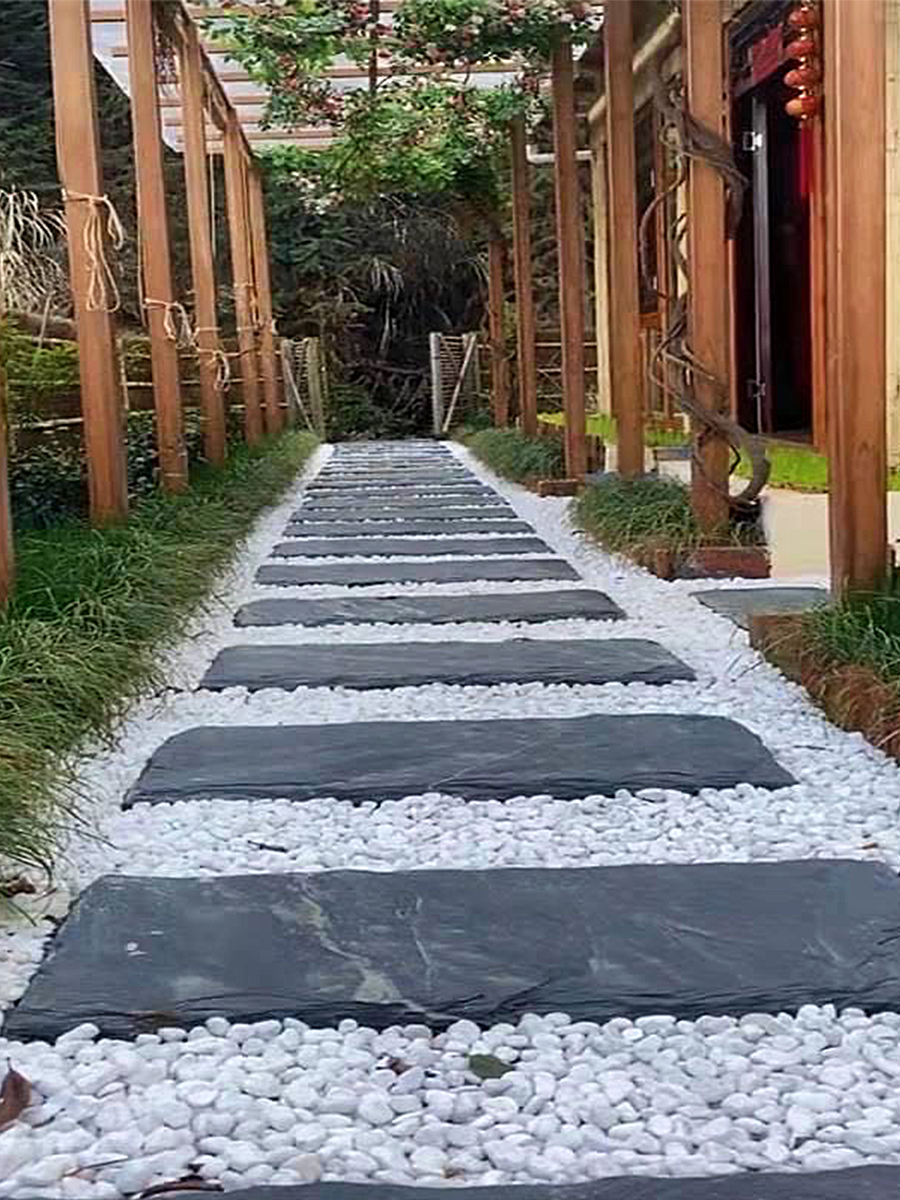 厂家直供青石台阶石 | 市政园林专用防滑踏步板材 | 高强度耐磨青石梯步石批发 - 细节图3