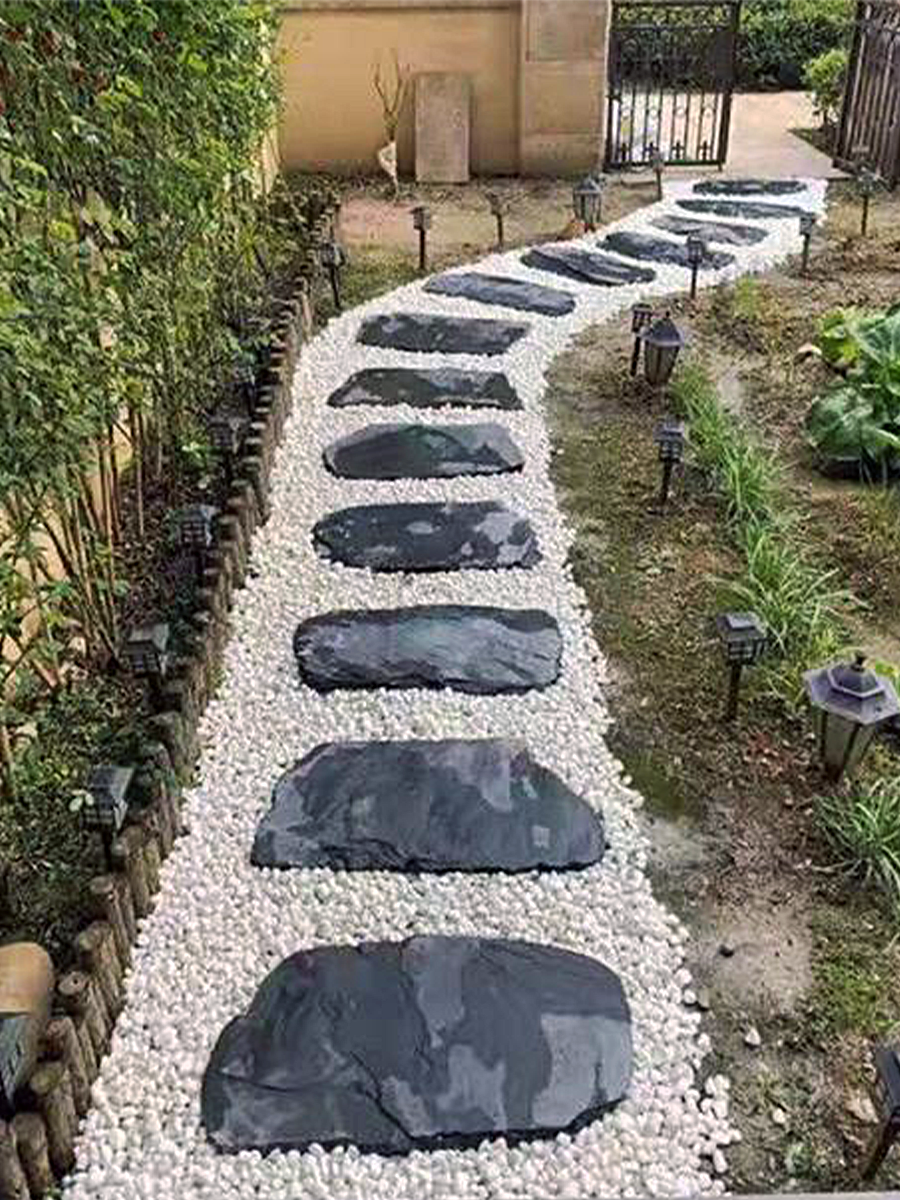 厂家直供青石台阶石 | 市政园林专用防滑踏步板材 | 高强度耐磨青石梯步石批发 - 细节图5