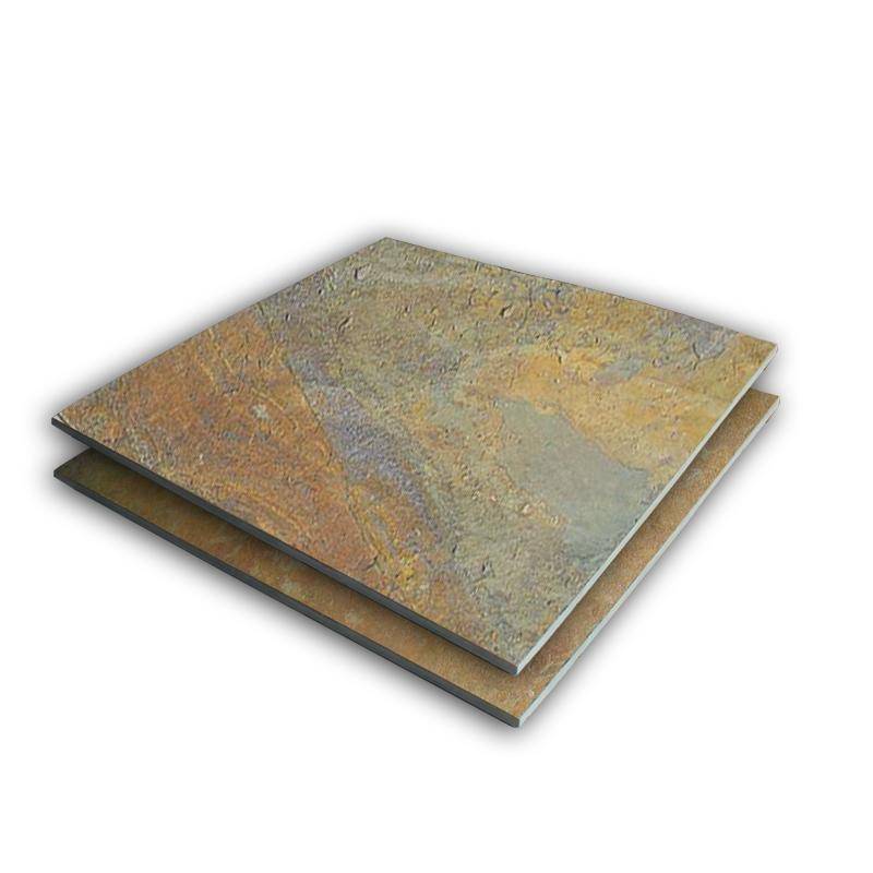 厂家直供锈石板地铺石 | 市政园林专用高强度锈石板材 | 耐磨防滑户外铺路石批发 - 支持定制 - 庐山市宏泽石业