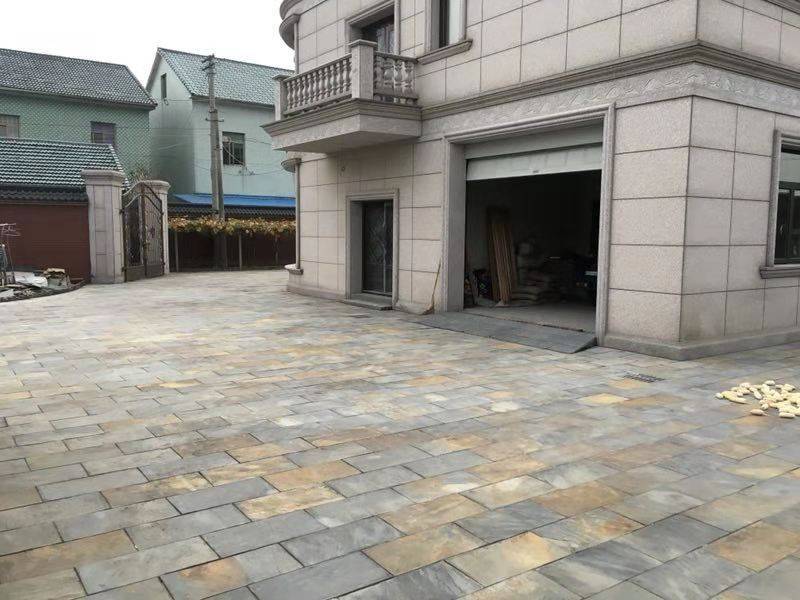 厂家直供锈石板地铺石 | 市政园林专用高强度锈石板材 | 耐磨防滑户外铺路石批发 - 细节图3
